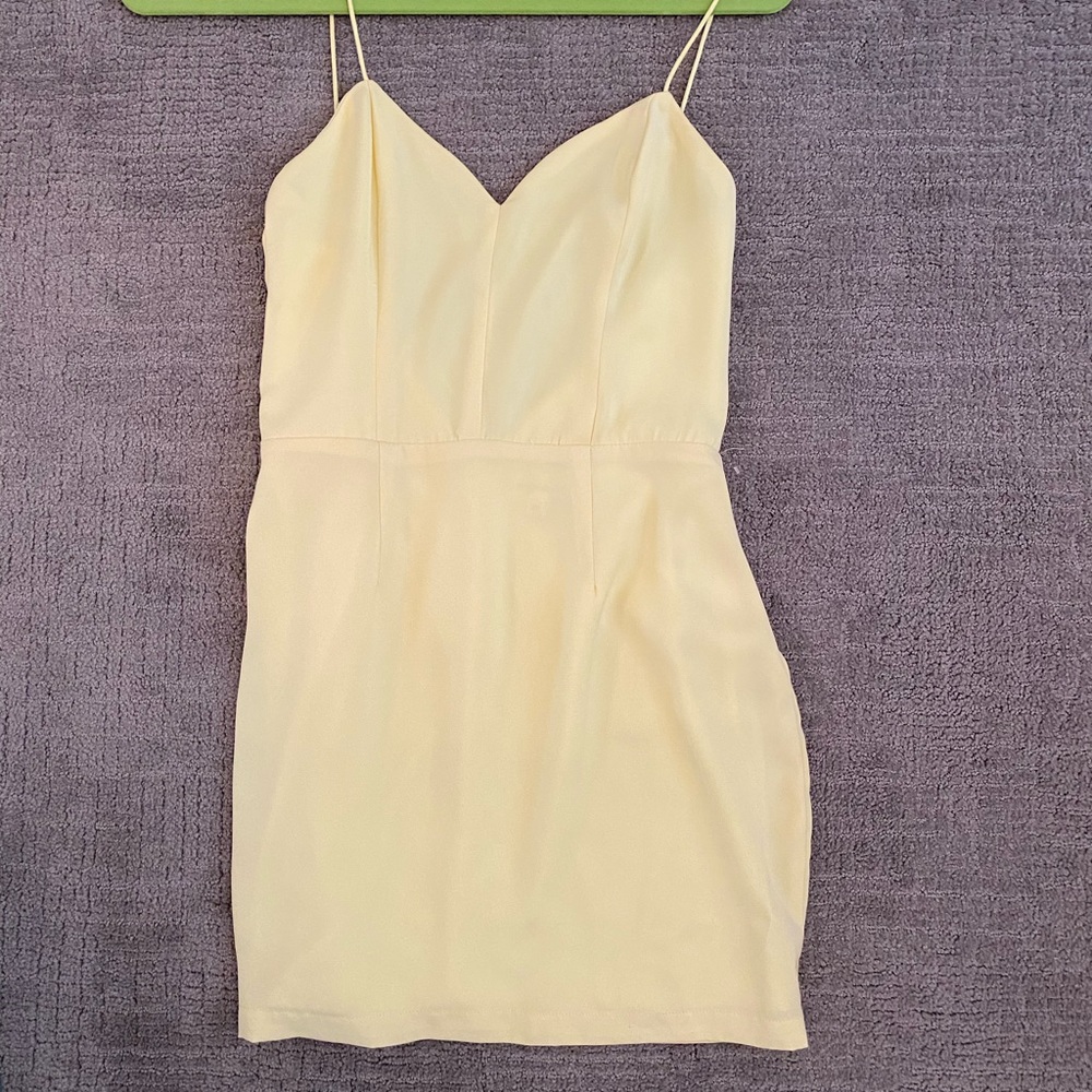 Yellow Mini Dress